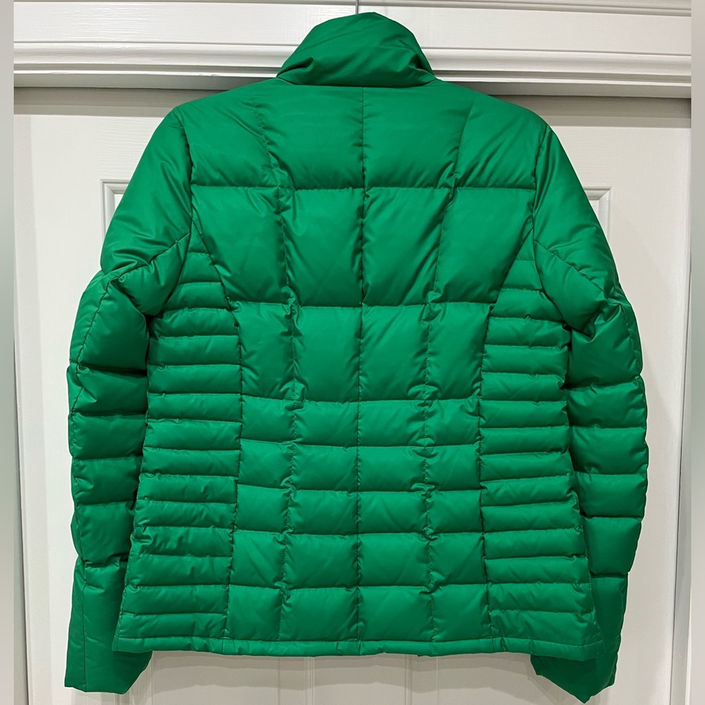 Talbots Puffer Coat, Bright Jade, size S. - Picture 7 of 8